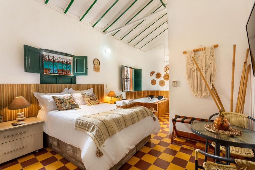 Entre Palmas Casa Hotel Santa Fe de Antioquia Bagian luar foto